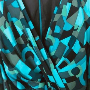 Adrianna Papell Crepe de Chine Plus Size Dress